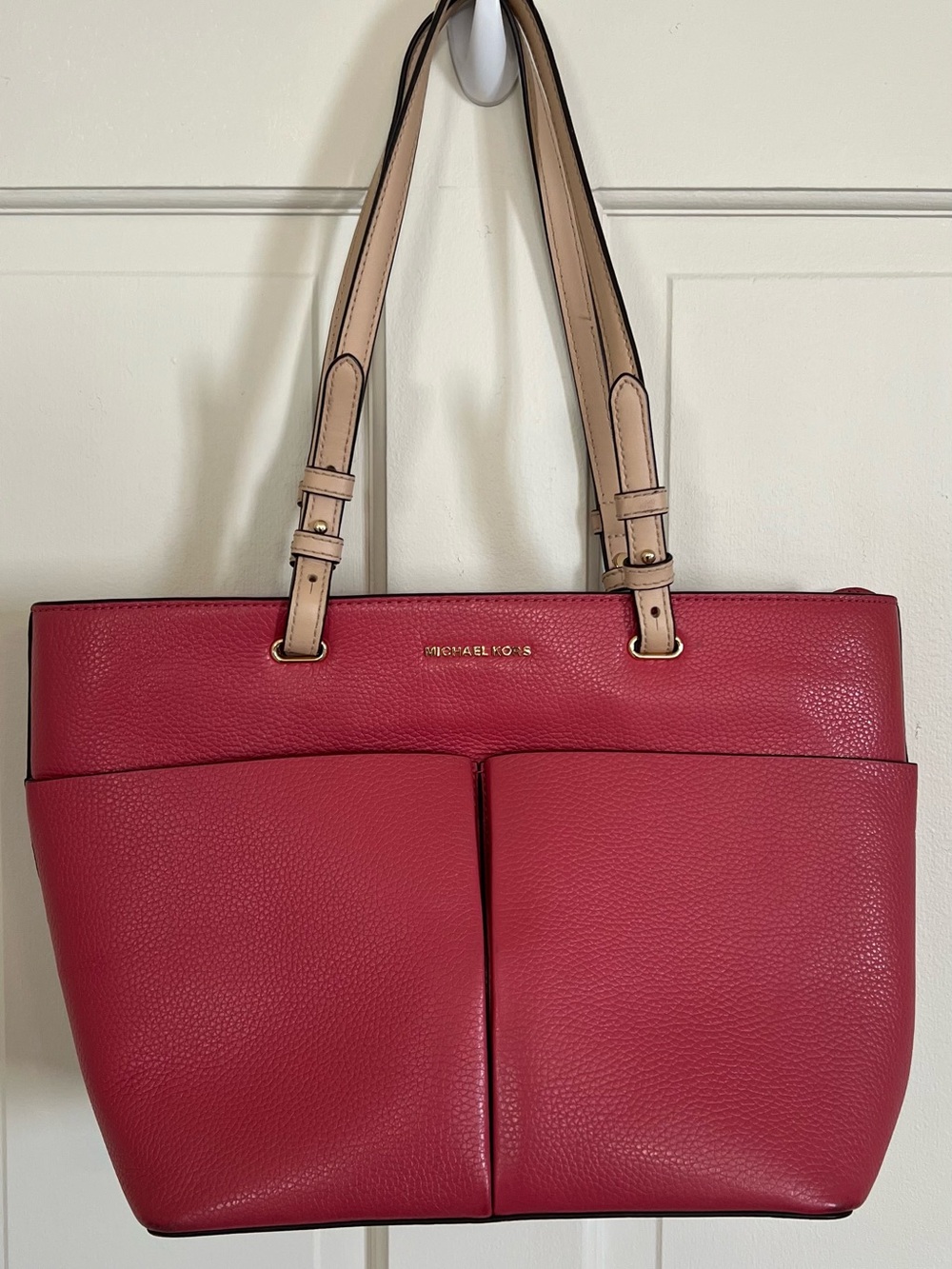 Michael Kors Bedford Pebble Leather Pocket Tote